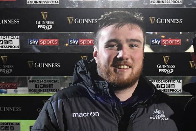 Zander Fagerson suffered a freak injury in the gym. Picture: SNS/SRU.
