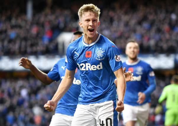 In-form teenager Ross McCrorie recently signed a new four-and-a-half year contract at Rangers. Picture: Rob Casey/SNS