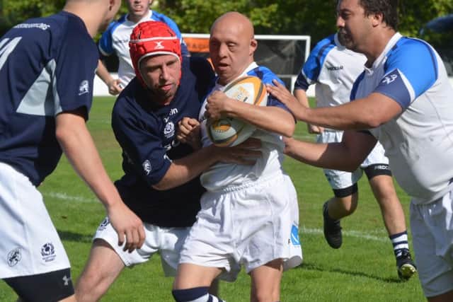 Scotland's Clan take on Argentina. Picture: