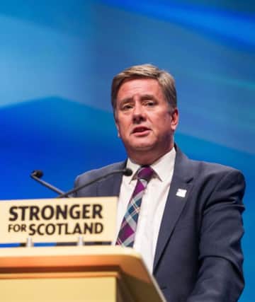 Keith Brown backed the SMF. Picture: John Devlin.