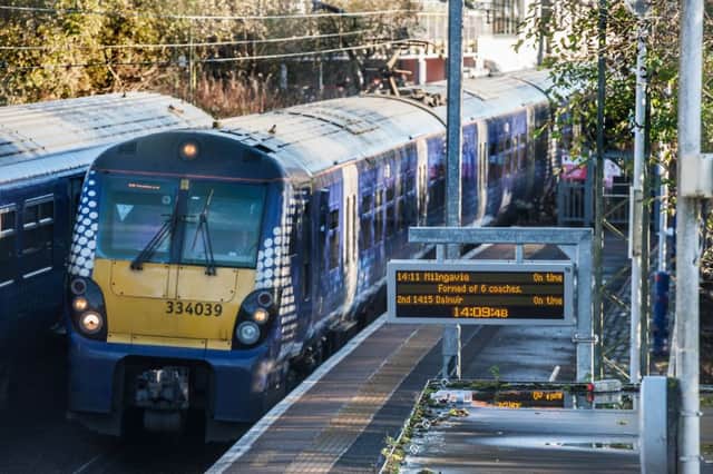 ScotRail fares rose by 3.2 per cent in January. Picture: John Devlin