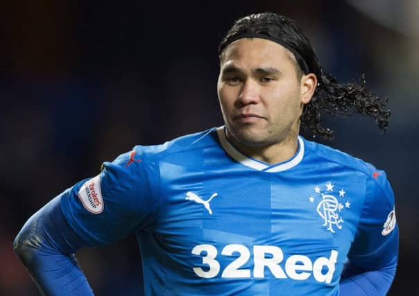 27/12/17 LADBROKES PREMIERSHIP
RANGERS v MOTHERWELL (2-0)
IBROX - GLASGOW
Carlos Pena in action for Rangers.