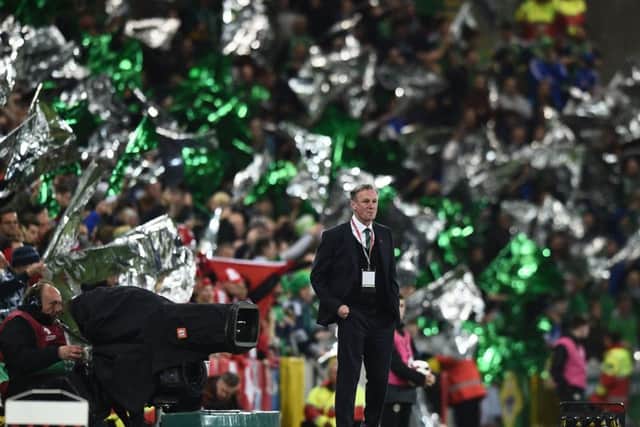 Michael ONeill has held positive talks with current employers, Northern Ireland. Picture: Getty.