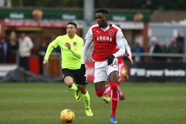 Devante Cole, seen here in action for Fleetwood Town against Northampton Town, is a target for Rangers. Picture: Getty Images