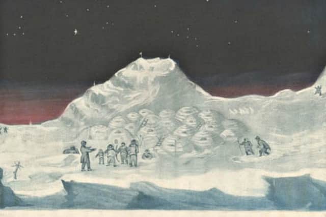 An early 19th Century depiction of the Boothia Peninsula that Reid will navigate at the height of blizzard season. PIC: John Ross/Bibliothèque Nationale du Canada/Wikimedia.