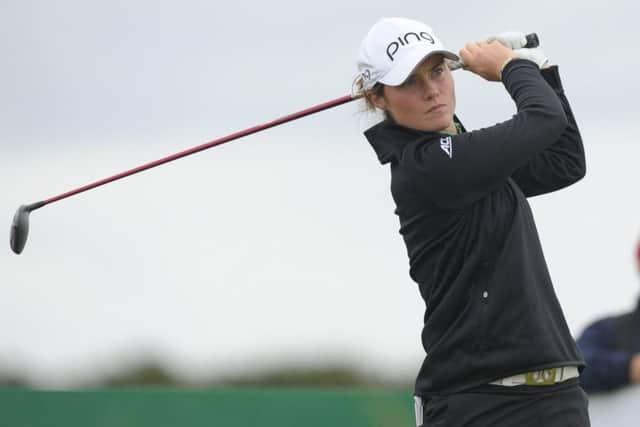 Leona Maguire in action at last year's Women's British Open at Kingsbarns. Picture: AFP/Getty Images