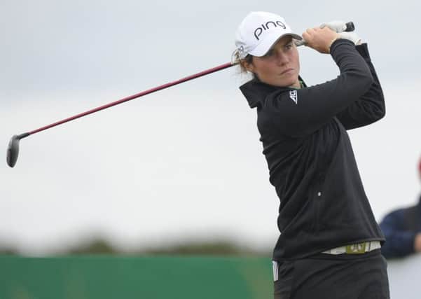 Leona Maguire in action at last year's Women's British Open at Kingsbarns. Picture: AFP/Getty Images