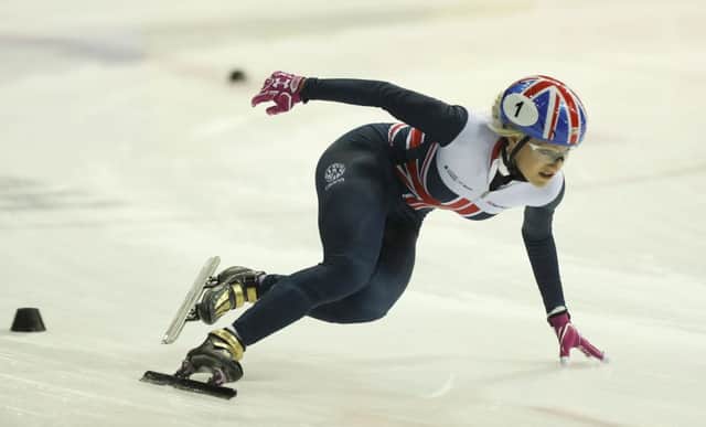 Livingston speed skater Elise Christie is a medal prospect. Picture: Getty.