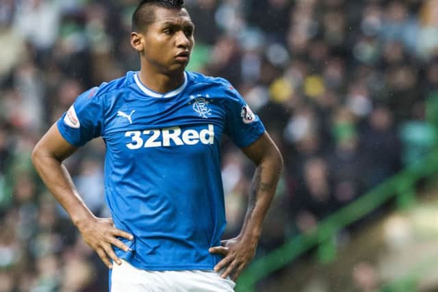 Alfredo Morelos leads the league in scoring and another couple of categories. Picture: SNS
