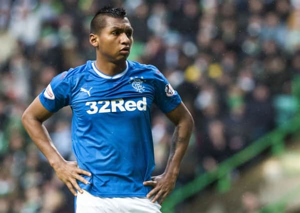 Alfredo Morelos leads the league in scoring and another couple of categories. Picture: SNS