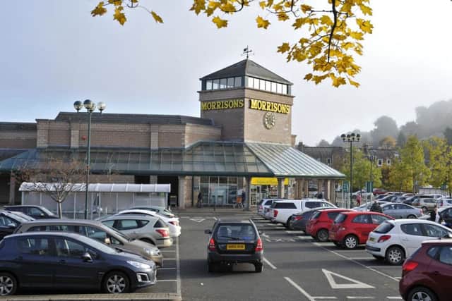 Morrisons supermarket in Mart Street, Hawick.