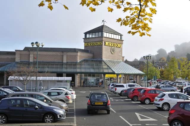 Morrisons supermarket in Mart Street, Hawick.