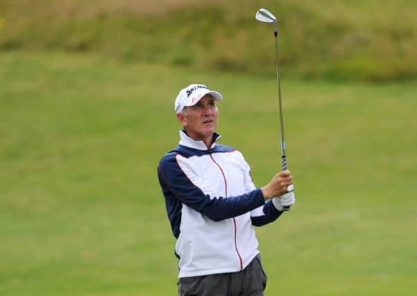 Euan McIntosh played a key role in saving event.
 Picture: Scottish Golf/Kenny Smith