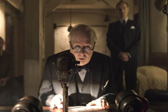 Gary Oldman has been nominated for an Oscar for his portrayal of Winston Churchill in Darkest Hour (Jack English/Focus Features via AP)