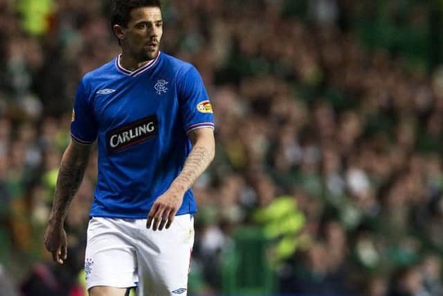 Nacho Novo in action during an Old Firm match in May 2010. Picture: SNS Group