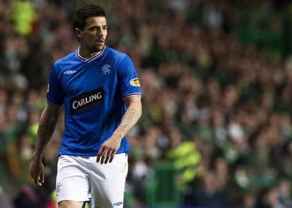 Nacho Novo in action during an Old Firm match in May 2010. Picture: SNS Group