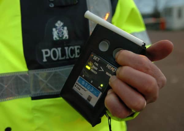 The two drivers failed roadside breath tests in Aberdeenshire
