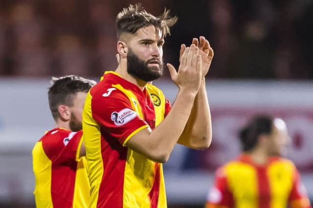 Jordan Turnbull will return to Coventry City after the Midlands club triggered the recall clause in his loan contract with Partick Thistle. Picture: SNS