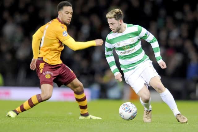 Patrick Roberts, right, is looking to return from injury after the winter break. Picture: Michael Gillen