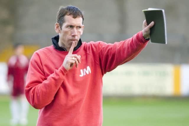 John McGlashan during his time as manager of Arbroath. Picture: SNS
