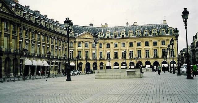 The famous Ritz Hotel in Paris