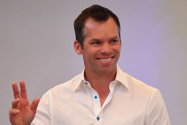 Paul Casey during the opening ceremony for the Eurasia Cup in Kuala Lumpur, Malaysia. Picture: Stuart Franklin/Getty