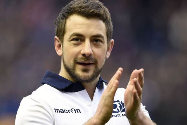 Greig Laidlaw has been out with an ankle injury since October. Picture: Ian Rutherford