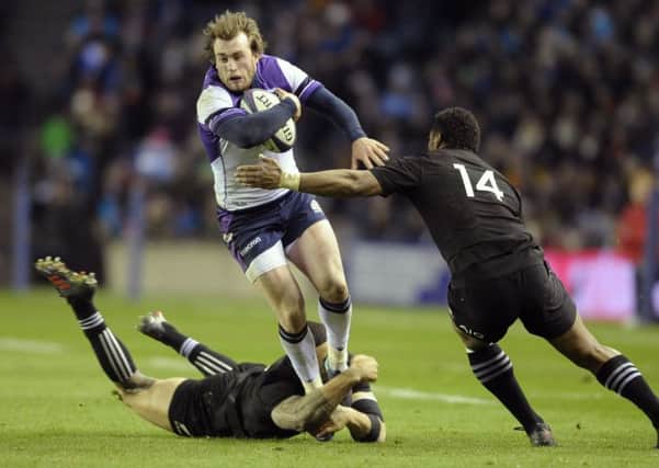 Stuart Hogg injured his hip against New Zealand. Picture:

 Neil Hanna