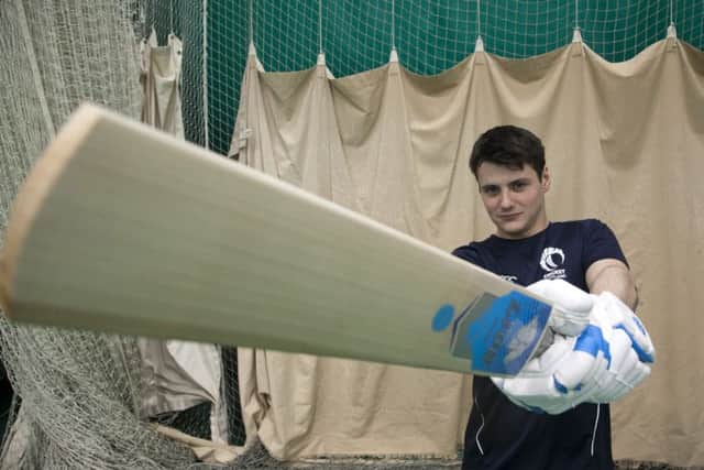 Tom Sole  decided not to follow a famous father into rugby, but hes doing fine at the crease instead.  Photograph: Alistair Linford