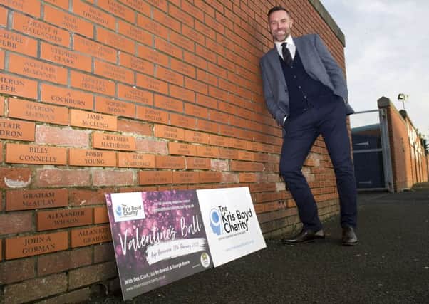 At the launch of his new charity,  Kris Boyd said he would take more pride in its success than anything he has achieved in football. Picture: SNS.
