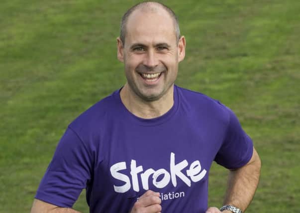 Graeme Clark, who suffered a stroke at the age of 42, has managed to return to running. Picture: Ian Jacobs