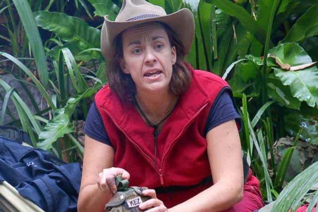 Kezia Dugdale in 'I'm a Celebrity... Get Me Out of Here. Picture: ITV/Shutterstock