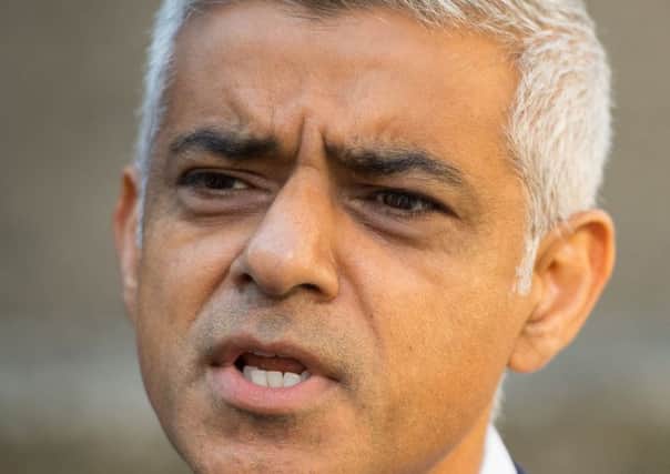 London Mayor Sadiq Khan. Picture: Dominic Lipinski/PA Wire