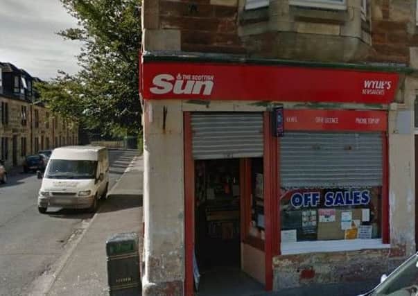 The robbery took place at Wylie's newsagent in Saltcoats. Picture: Google Maps