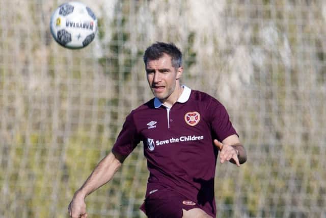 Aaron Hughes made the most of Hearts winter training camp. Picture: SNS.