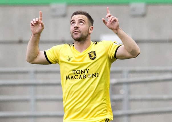 Scott Robinson was on target for Livingston. Picture: SNS.