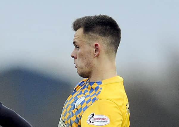 Lawrence Shankland was on target for Ayr United. Picture: Michael Gillen