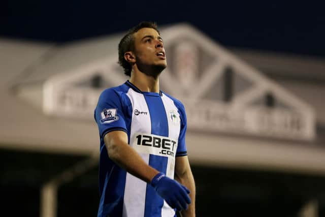 Franco Di Santo played for Wigan Athletic in the English Premier League for three years. Picture: Getty