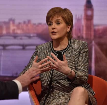 Nicola Sturgeon.