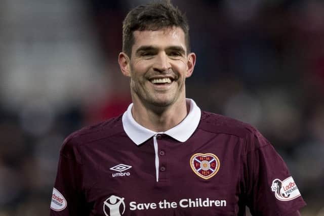 Kyle Lafferty has become involved in a war of words with the former Sky Sports presenter on Twitter. Picture: Alan Rennie