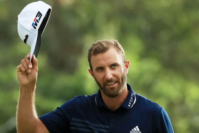 Dustin Johnson will be a star attraction at the Abu Dhabi HSBC Championship this week. Picture: Getty.