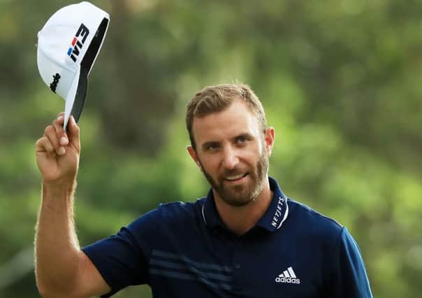 Dustin Johnson will be a star attraction at the Abu Dhabi HSBC Championship this week. Picture: Getty.