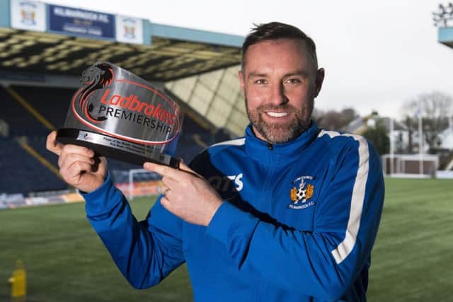 Award-winner: Kris Boyd, December's Scottish Premiership Player of the Month, has agreed a new deal with Kilmarnock. Picture: SNS Group