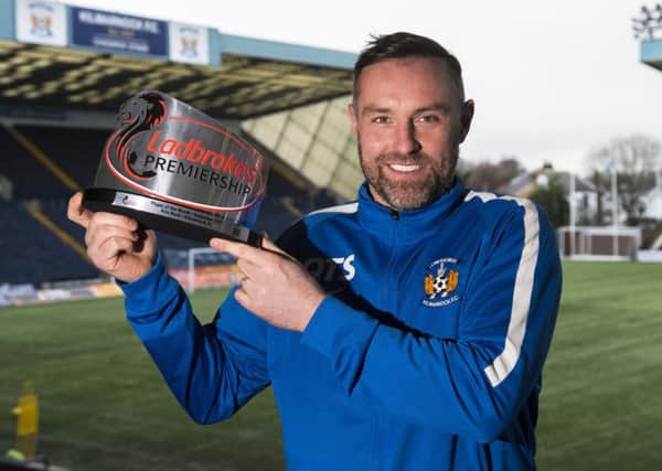 Award-winner: Kris Boyd, December's Scottish Premiership Player of the Month, has agreed a new deal with Kilmarnock. Picture: SNS Group