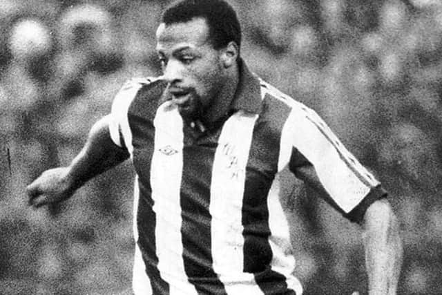 Cyrille Regis in full flow for West Bromwich Albion