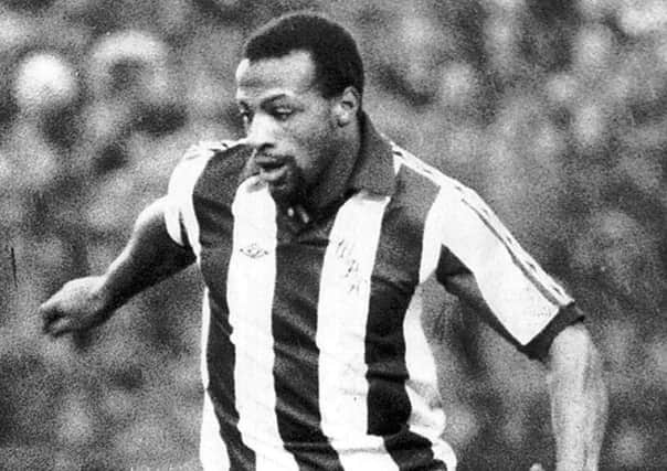 Cyrille Regis in full flow for West Bromwich Albion