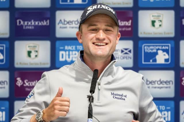 Russell Knox is back up to 77th in the rankings. Picture: SNS.