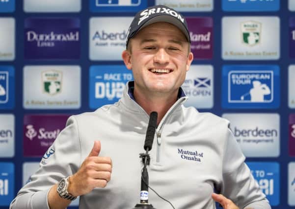 Russell Knox is back up to 77th in the rankings. Picture: SNS.