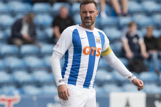 Kris Boyd is enjoying a new lease of life at Kilmarnock since Steve Clarke took the reins and paired him up front with Eamonn Brophy. Picture: SNS.