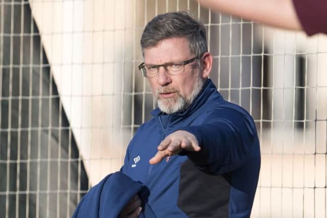 Hearts manager Craig Levein is eager to sign a striker before Sunday. Picture: SNS.